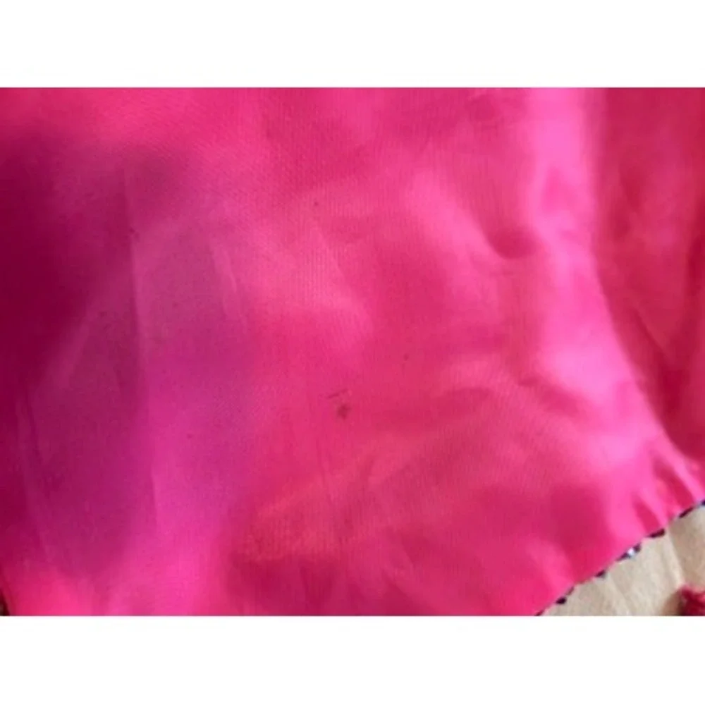 JoJo Siwa DREAM The Tour Rainbow Flip Sequin Drawstring Bag with White Bow Pink